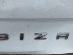 2017 seat ibiza arka bagaj yazısı