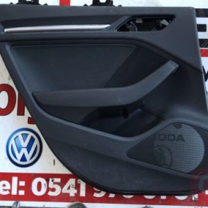 audi a3 sportback 2019 sol arka kapı kartonu