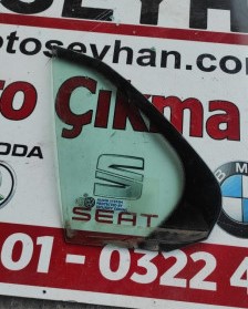 vw jetta sol arka kapı Kelebek camı (cam)